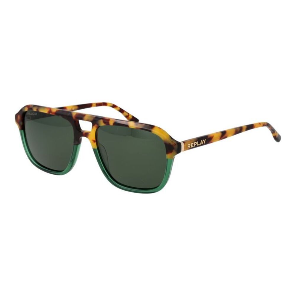 Replay Brown Acetate Men's Sunglasses